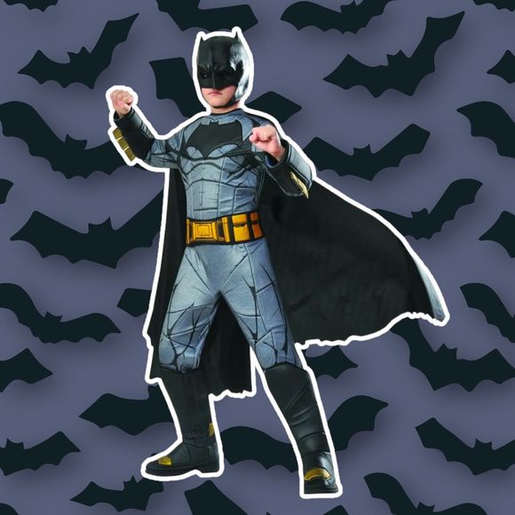 ULTIMATE BATMAN Dawn of Justice Costume by Chasing Fireflies KIDS Size LG 12-14 - Picture 1 of 4